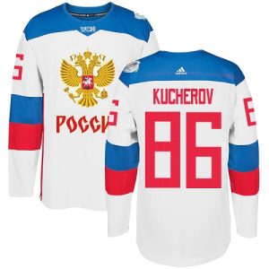 Herren Team Russland #86 Nikita Kucherov Authentic Weiß Heim 2016 World Cup